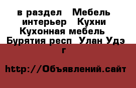  в раздел : Мебель, интерьер » Кухни. Кухонная мебель . Бурятия респ.,Улан-Удэ г.